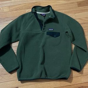 RARE Green Patagonia Synchilla Pullover